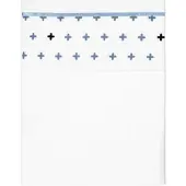 Briljant Baby Laken Babybedje Bias Tape Blue 100x150