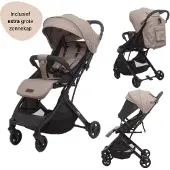 Novi Buggy Travel Go Premium Solid Hazel