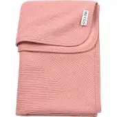 Meyco Deken Babybedje Jaquard Pure Flannel Rose