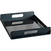 Alessi Vassily dienblad 45 x 30 cm rvs zwart