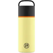 24Bottles Drinkfles 'Spin 730 ml' geel / oranje / zwart