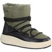 Palpa Boots 'Enkellaarsjes Plat' groen