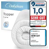 Dailydream Matrastopper 180x200 cm – Koudschuim – 7 zones – Stevig ligcomfort – 6 cm – Topper