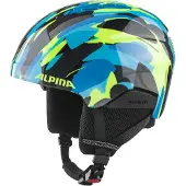 Alpina Skihelm Kids Pizi Neon/Blue Green Gloss-51 - 55 cm