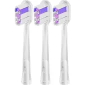 Laifen Wave - Ultra-whitening 3 Stuks Opzetborstel Voor Elektrische Tandenborstel Transparant
