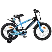 Volare Sportivo kinderfiets - voor jongens - 16 inch - blauw/zwart