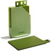 Muitomas Snijplankenset - 4 snijplanken - Antislip hoeken - Hygiënisch & vaatwasmachine bestendig - Groen