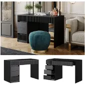 Vicco Omira Kaptafel – 120 cm Zonder spiegel Zwart