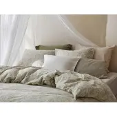 Yumeko Kussensloop Katoensatijn 65x65 Beige - Eco, Bio & Fairtrade
