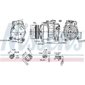 Nissens Compressor airconditioning 890622
