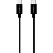 Champion USB-C kabel, 60W, 1 meter, zwart