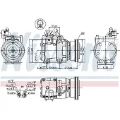 Nissens Airco-compressor 89264