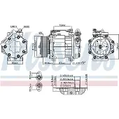 Nissens Airco-compressor 890584