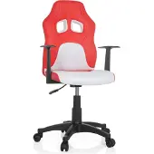 Hjh OFFICE TEEN GAME AL - Kinder bureaustoel Rood / Wit
