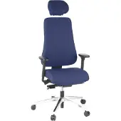 Hjh OFFICE PRO-TEC 400 - Professionele bureaustoel Donkerblauw