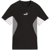 Puma Functioneel shirt 'Essentials' grijs / zwart / wit