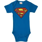 Logoshirt Rompertje/body blauw / geel / rood