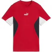 Puma Functioneel shirt vuurrood / zwart / wit