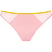 Mey Slip 'Poetry Almost Sheer' geel / rosa