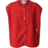 Pieces Bodywarmer 'PCKATTY' bloedrood