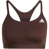 Adidas Sport bh 'OPT ESS' kastanjebruin / wit