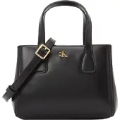 Calvin Klein Shopper 'Monogram Plaque Tote' zwart