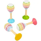 Bigjigs Houten Junior Maraca, 2st.