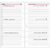 Bind Navulling agenda 2026 voor A6 planner model 10603