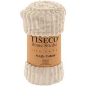 Tiseco Plaid Home Studio Ribble Sand-130 x 160 cm