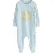 Next Rompertje/body 'Eid' lichtblauw / goud