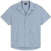 BOSS Poloshirt BOSS Black blauw gestreept normale fit