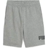 Puma Broek 'ESS' grijs gemêleerd / zwart