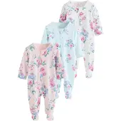 Next Nachtkledij mintgroen / rosa / magenta / wit