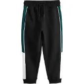 Next Broek smaragd / zwart / wit