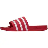 Adidas Originals Muiltjes 'ADILETTE' rood / wit