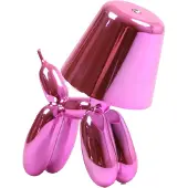 Merkloos Tafellamp Ballon Hond Roze 16 X 10 X 18 Cm