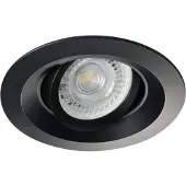 Kanlux S.A. COLLIE inbouwspot rond zwart