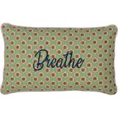 Intratuin Sierkussen Fleur Breathe Groen 30 X 50 Cm