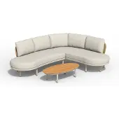 Intratuin 5-zits Loungeset Zita Taupe