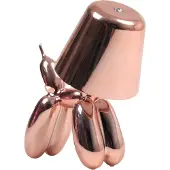 Stoobz Design Tafellamp Ballon Hond Goud / Roze 16 X 10 X 18 Cm