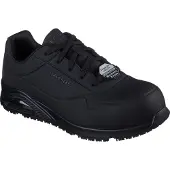SKECHERS Uno Sr - Doltin S1p Heren Zwart Werkschoenen 200177ec | Maat: 42,5