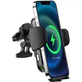 Rixus Wireless Car Charger Mount Black 15W