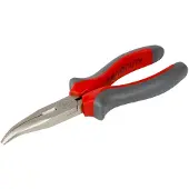 ABC-led Proline Gebogen punttang 160mm - soft grip - HRC