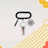 ATEEZ KPOP Carabiner Bag Charm LightStick Keychain [Sleutelhanger]
