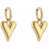 Yehwang Bukuri Jewelry - Hart goud oorbellen , oorhangers