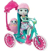 Enchantimals Schilpad Samen op de Fiets - Speelfigurenset