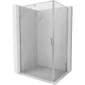 Mexen Exo draaideur douchecabine 135 x 110 cm, transparant, chroom - 819-135-110-01-00