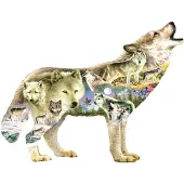 Sunsout Legpuzzel - Speciale vorm met 750 XXL stukjes - Meadow Wolf