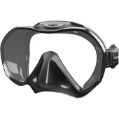 Tusa Zensee – Premium duikmasker met geïntegreerde lens, panoramisch zicht, lichtgewicht ontwerp en comfortabel draagcomfort – Zwart – M1010 QB