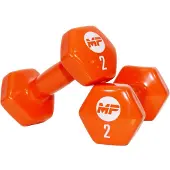 Muscle Power Vinyl dumbbells MP920 2 x 2 kg